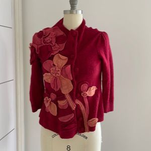 Anthropologie Sleeping on Snow Cardigan